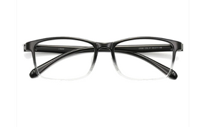 Hiro Rectangle Full-Rim Eyeglasses Prisoner Eyewear - No metal