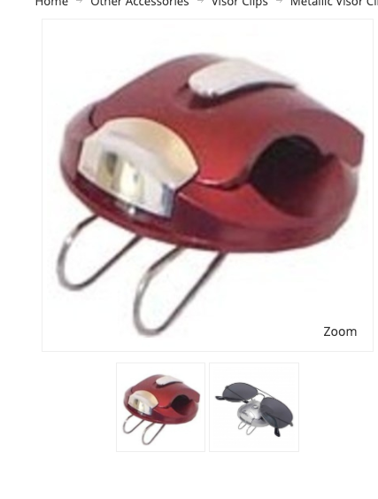 Viper 2 Visor Clip for Eyeglasses