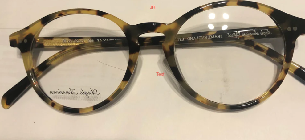 Anglo American AA406 (Hand Made Barrister Liberty) Eyeglasses (Colors Vary)