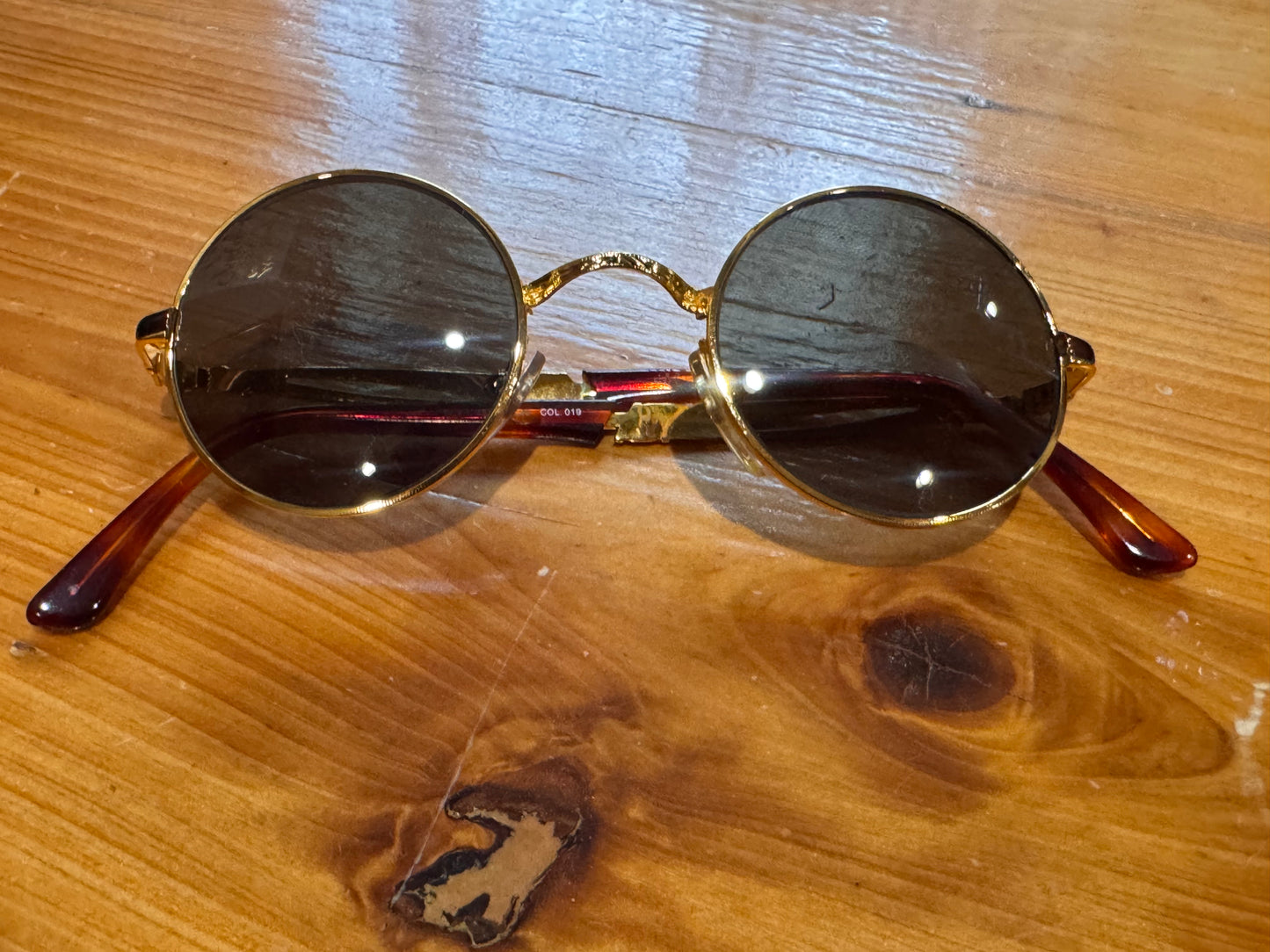 Italian Artisan Round Sunglasses  (Ely1)