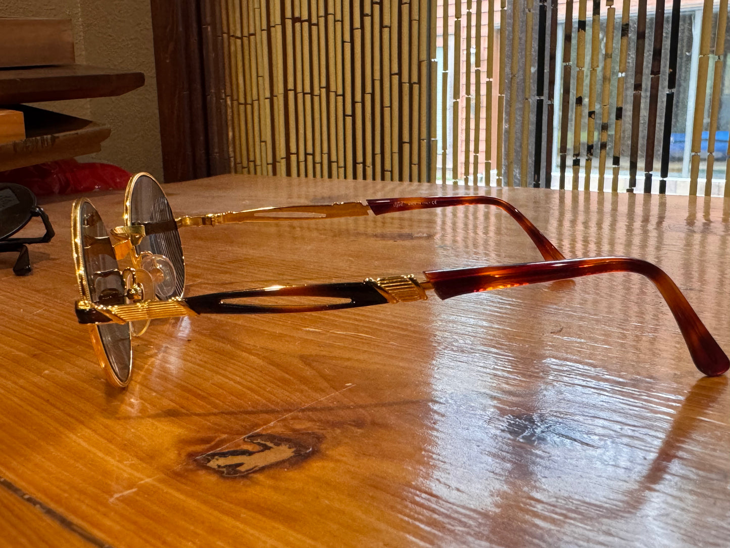 Italian Artisan Round Sunglasses  (Ely1)