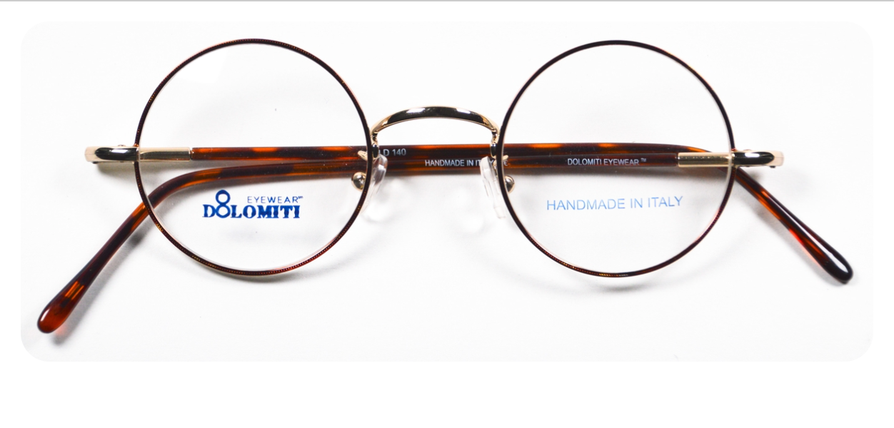 Dolomiti Eyewear Perfectly Round Eyeglasses with Nosepads RC2/P