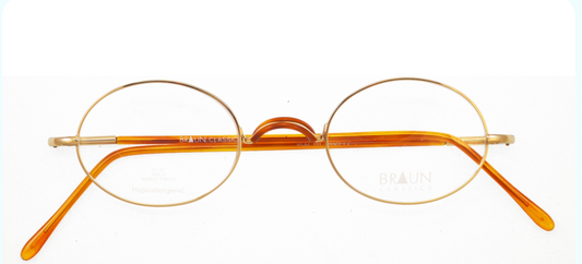 Dolomiti Eyewear Oval Saddle 22K Glasses  Braun 151