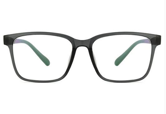 Rogan Rectangle Full-Rim Eyeglasses - Prisoner No Metal