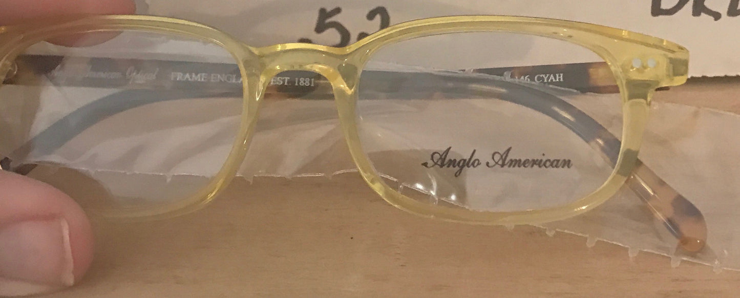 Anglo American British 259 Eyeglass Frame