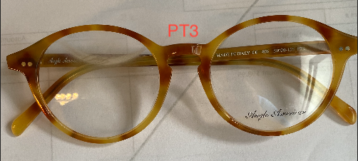 Anglo American AA406 (Hand Made Barrister Liberty) Eyeglasses (Colors Vary)