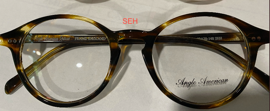 Anglo American AA406 (Hand Made Barrister Liberty) Eyeglasses (Colors Vary)