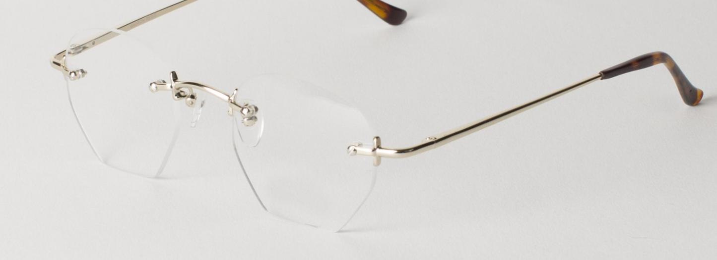 Shuron Regis II Rimless Eyeglasses