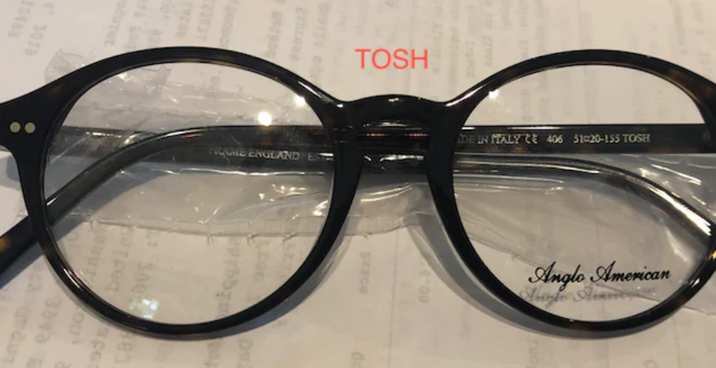 Anglo American AA406 (Hand Made Barrister Liberty) Eyeglasses (Colors Vary)