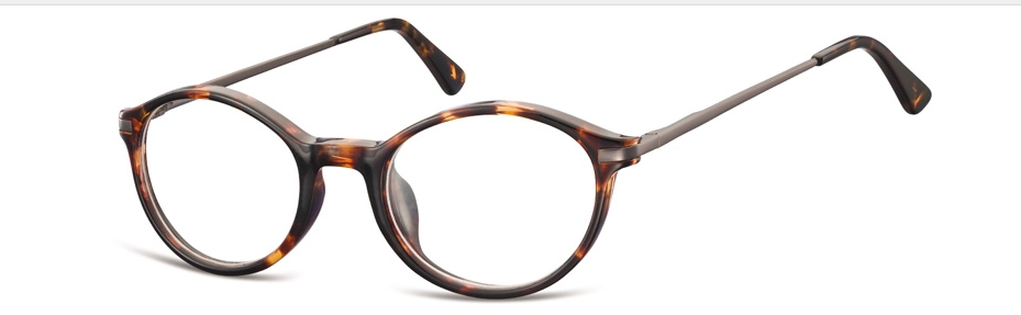 Cool Oval Tortoise Eyeglass Frame 50-20-140