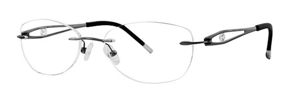 Modz Titanium Etiquette Rimless Eyeglass Frame