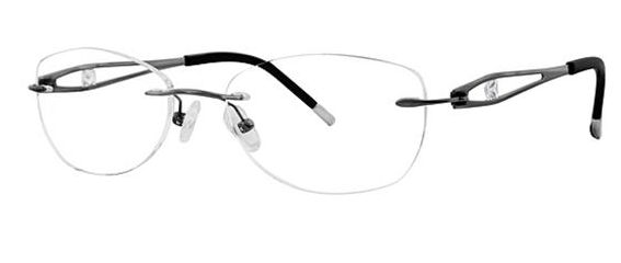 Modz Titanium Etiquette Rimless Eyeglass Frame