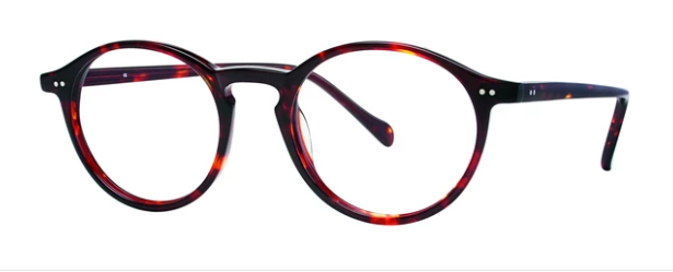 Brunswick Hand Made Semi-Round Style Eyeglasses Only the Tortoise is available