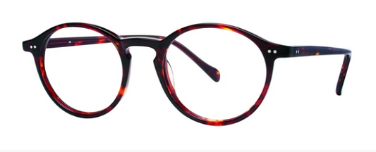 Brunswick Hand Made Semi-Round Style Eyeglasses Only the Tortoise is available