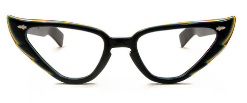 Rainbow Cateyes Vintage Eyeglasses