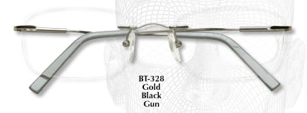 Bendatwist Titanium Rimless Eyeglasses 328