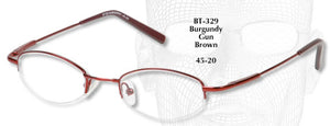 Bendatwist Titanium Half Rimless Eyeglasses 329