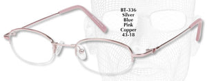 Bendatwist Titanium Half Rimless Eyeglasses 336