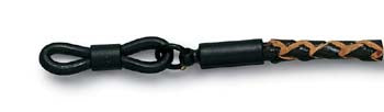 Thin Braided Leather Eyeglass Cord Holder