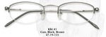 Kiki 41 Half Rimless Eyeglasses