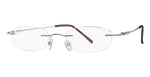 Mount Eyewear Stainless Steel Rimless Drill Mount A Collection (with Sun Clip +45.00)