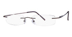 Mount Eyewear Stainless Steel Rimless Drill Mount Collection B (with Sun Clip +45.00)