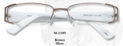 M2509 Half Rimless Eyeglasses