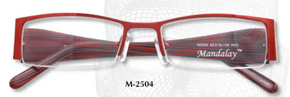 M2504 Half Rimless Eyeglasses