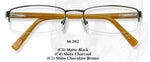 M202 Half Rimless Eyeglasses