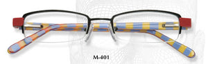M401 Half Rimless Eyeglasses