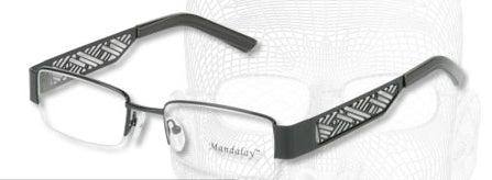 M416 Half Rimless Eyeglasses