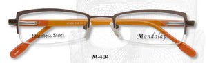 M404 Half Rimless Eyeglasses