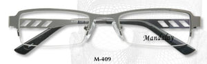 M409 Half Rimless Eyeglasses