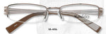 M406 Half Rimless Eyeglasses