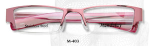 M403 Half Rimless Eyeglasses