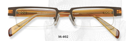 M402 Half Rimless Eyeglasses