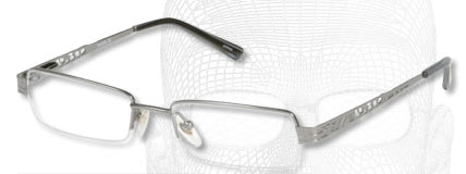 M738 Half Rimless Eyeglasss