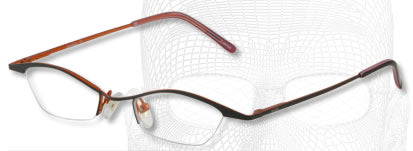 M722 Half Rimless Eyeglasss