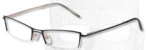 M723 Half Rimless Eyeglasss