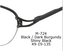 M724 Half Rimless Eyeglasss