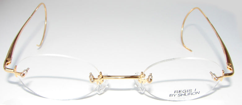Regal Rimless Eyeglasses w- Cable Spring Temples
