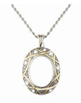 Silver and Gold Magnifier Necklace 3X