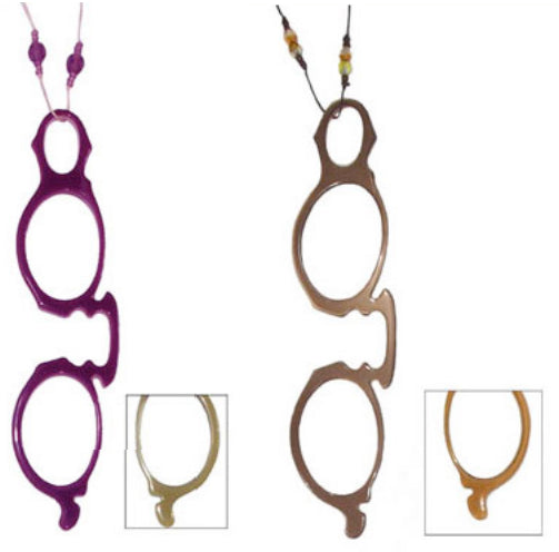 Two Tone Hanging Lorgnette (Non returnable)