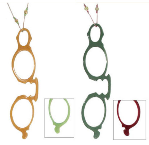 Two Tone Hanging Lorgnette (Non returnable)
