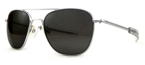 Ray-Ban 58 Aviator Pilot Sunglasses - Silver Matte