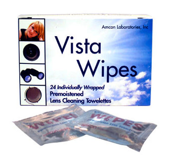Vista Wipes Premoistened Lens Towelettes