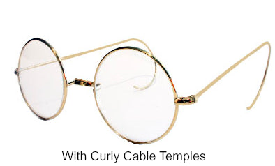 Perfectly Round Eyeglasses without Nose Pads (Sold out)