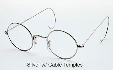 Perfectly Round Eyeglasses with Nose Pads (Sold out and discontinued) No longer carry