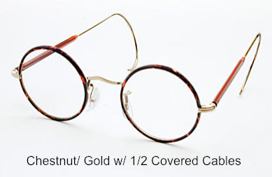 Perfectly Round Eyeglasses with Nose Pads (Sold out and discontinued) No longer carry
